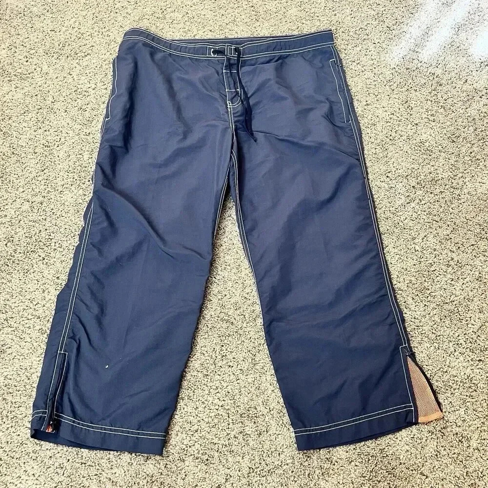 Eddie Bauer Straight Lightweight Breathable Pants 16 Outdoor Pocket Cargo Hiking